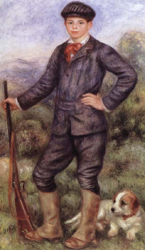 Pierre Renoir Jean Renior as a Hunter Spain oil painting art